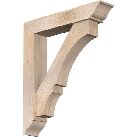 Ekena Millwork Balboa Traditional Smooth Bracket w/ Offset Brace, Douglas Fir, 7 1/2"W x 38"D x 44"H BKT0806X38X44BOA01SDF
